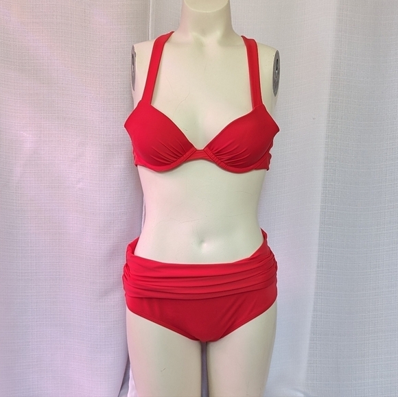 Aerie Convertible Bottom Bikini (M) and Push Up Top (34B)‎ - Picture 2 of 9